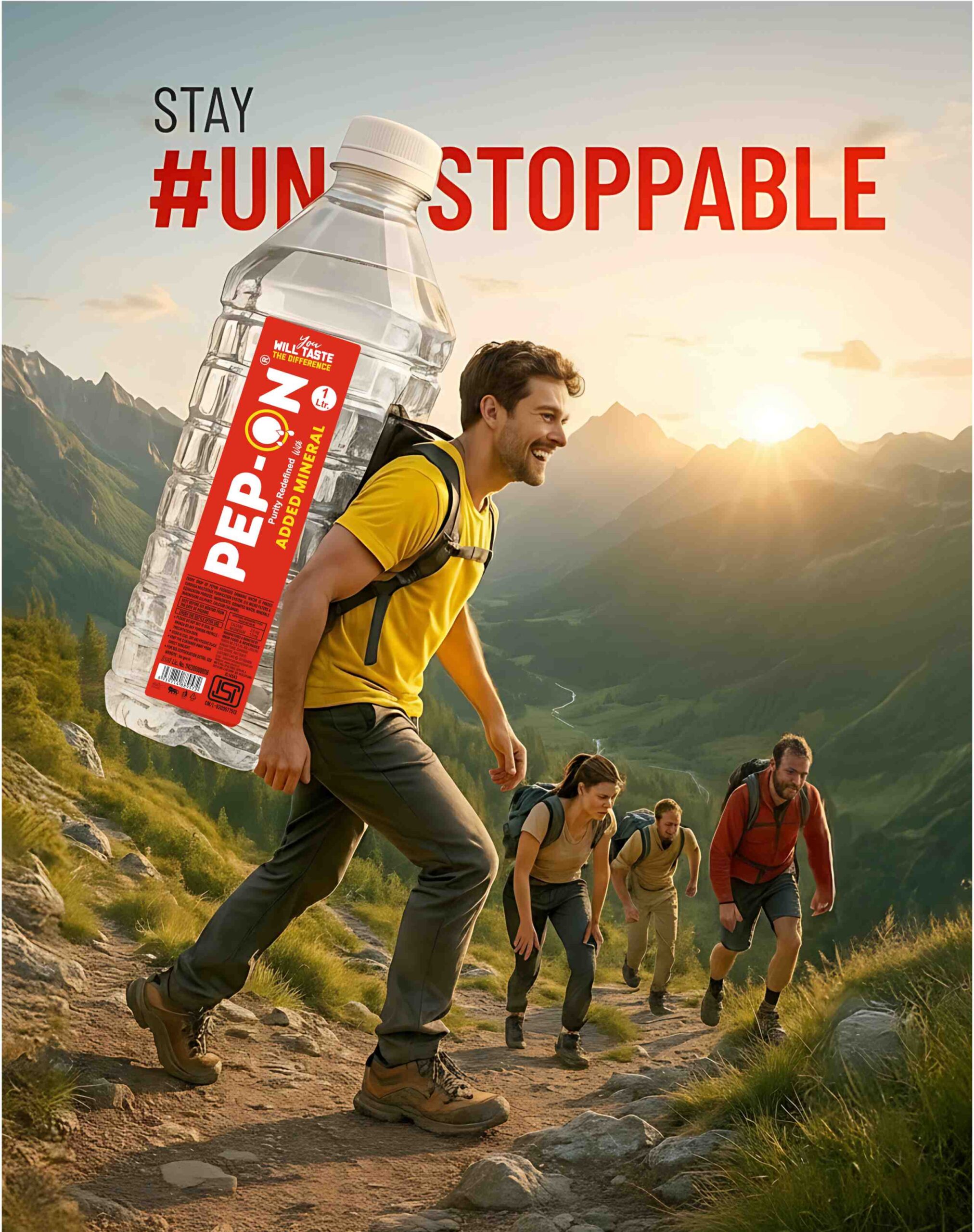 PEP-ON Himalayan Water Bottle